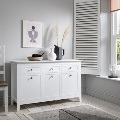 Karlstad Sideboard with Drawers in Classic White