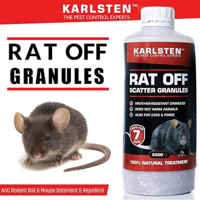 Karlsten Anti Rodent Rat & Mouse Deterrent & Repellent Peppermint Granules 650 Grams