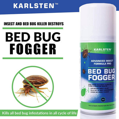 Karlsten Bed Bug Killer Fogger High Power Spray Kills Nymphs & Bed Bugs with One Shot Protection 150 ml