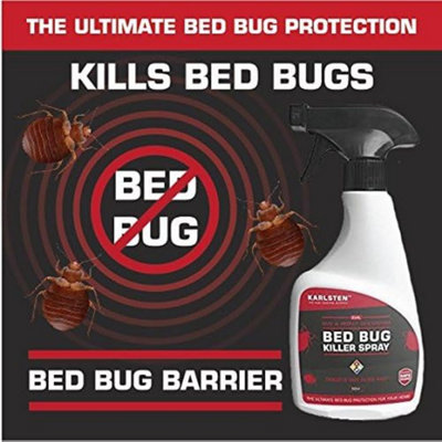 Karlsten Bed Bug Killer Spray Fast Acting Elimination of bed bugs kills bed bugs on contact 500 ml