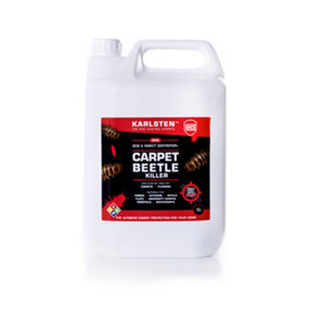 Karlsten Carpet Beetle Killer -Ultra Strong Pro Carpet Beetle Protection - for Use On Carpets 5 Litre