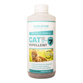 Karlsten Cat Repellent Anti Fouling Granules , Natural Humane Cat Deterrent Citronella