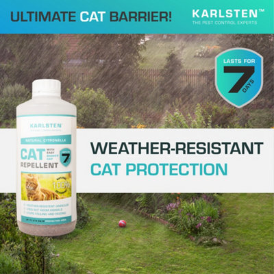 Karlsten Cat Repellent Anti Fouling Granules Natural Humane Cat Deterrent Citronella DIY at B Q