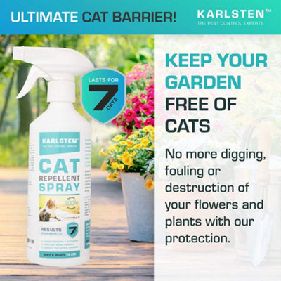 Karlsten Cat Repellent Anti Fouling spray , Natural Humane Cat Deterrent Citronella 500 ML