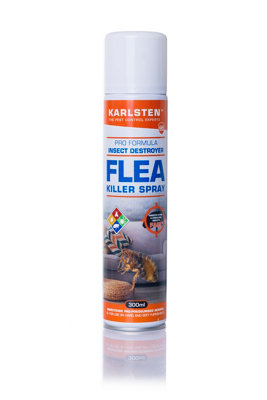 Karlsten Flea Killer  300 ML Advanced Elimination Targets Fleas, Larvae, and Eggs