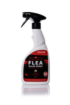 Karlsten Flea Killer Spray  Fast Acting Elimination of irritating Fleas Pest Control kills on Contact  500 ml