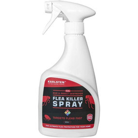 Karlsten Flea Killer Spray  Fast Acting Elimination of irritating Fleas Pest Control kills on Contact  500 ml