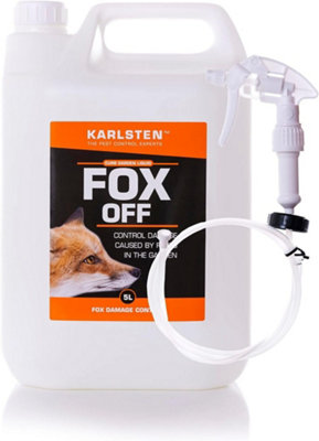 Karlsten Fox Repellent High Strength Natural Citronella Deterrent Anti Fouling & Garden Protection 1.2 Metre Extension Hose