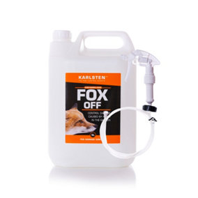 Karlsten Fox Repellent High Strength Natural Citronella Deterrent Anti Fouling & Garden Protetion from Damage Caused By Foxes 5 Li