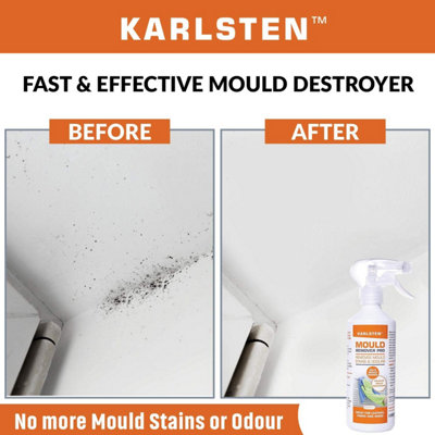 Karlsten Furniture Mould Remover Spray Pro 500ml  Ultra Effective Mould & Black Mould Remover  Removes Mould & Spores