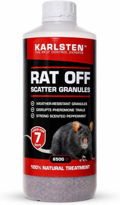 Karlsten Rat Off Mice & Rodent Barrier Granules - Peppermint Scented ...