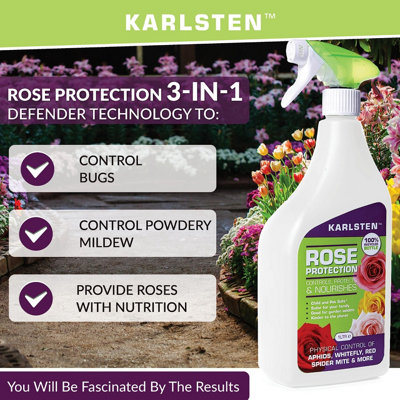 Karlsten Rose Protection 3-in-1 defender technology to control bugs ...