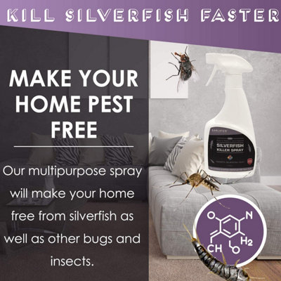 Karlsten Silverfish Killer Spray Fast Effective Quality Silverfish Killer  500 ml Non staining