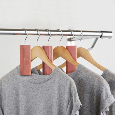 HARDW Cedar Hangers for Closet - 5 Pack Extra