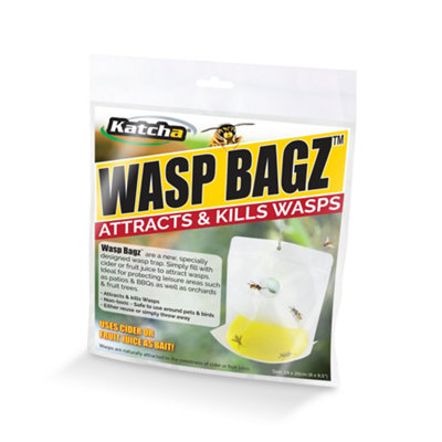 Katcha Reusable Poison Free Wasp Bagz 6pk
