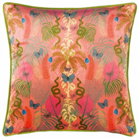 Kate Merritt Exotic Canopy Tropical Piped Cushion Cover