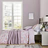 Katie Piper Calm Daisy Single Duvet Cover Set Pink Lilac
