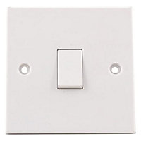 KAV 1 Gang 6 Amp Single 2 Way Wall Switch - Reliable and Secure Connection for Your Electrical Circuits, Home, Office, Workshop