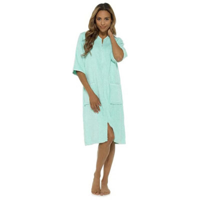 KAV 20-22 Super Soft 100% Cotton Robe Womens Dresses - Towelling Shower ...