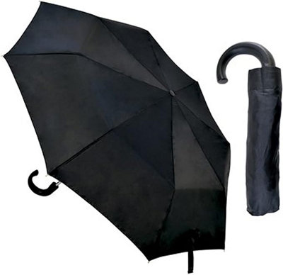 KAV 21" Men's Manual Supermini Umbrella - Compact, Stylish, Automatic Folding Lightweight Portable Umbrella