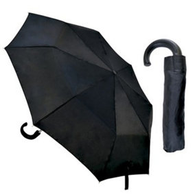 KAV 21" Men's Manual Supermini Umbrella - Compact, Stylish, Automatic Folding Lightweight Umbrella for Rain and Sun Protection