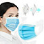 KAV 3 Layer Civil Mask, Polypropylene Civilian Basic Face Mask, Disposable General Use Non-Woven Dust Mask, For Commuting Outdoor