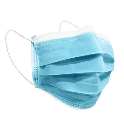 KAV 3 Ply 3 Face Mask for adults, Basic Face Mask, Disposable General Use face masks Dust Mask, Breathable, Shopping & Outdoors