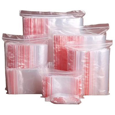 Resealable storage clearance bags