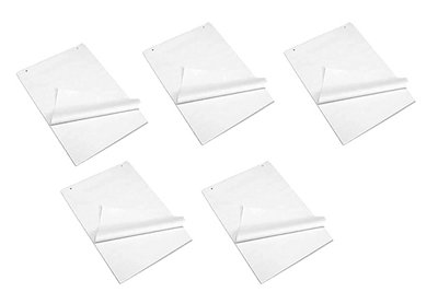 KAV A1 Flipchart Paper Pad with Plain 40 Sheets for Office School Home Kitchen Notes (813x584 mm) Pack of 5