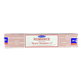 KAV Assorted 12 Pack Box Genuine Nag Champa Fragrance Incense Sticks Includes Joss for Home Supplies and Décor (Romance)