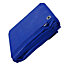 KAV Blue 3.60 x 5.40 METERS Waterproof Tarpaulin for Universal Cover Garden Furniture, Camping, Roof Ground Sheet Eyelets 120 GSM