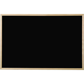 KAV Chalk Boards for Walls Wooden Frame Chalk blackboards Boards for Home Office Wall Chalkboard with Chalk & Eraser (300 x 400mm)