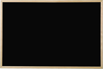 KAV Chalk Boards for Walls Wooden Frame Chalk blackboards Boards for Home Office Wall Chalkboard with Chalk & Eraser (400 x 600mm)