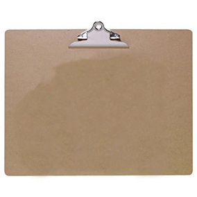 KAV Clipboards 10 Pack, Low Profile Clip Hardboard with Sturdy Spring Grip & Concealed Hanging Hole for Office Work NHS School(A3)