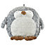 KAV Cute Hot Water Bottle - Ruber Bottle with Low Pile Plush Cover (Owl Cuddle)