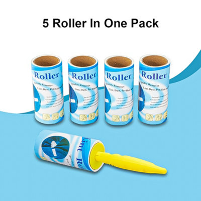 IKEA Dust Remover Lint Roller – Blue Handheld Lint Brush For Pet Hair & Dust On Clothes & Furniture