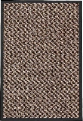 KAV Door Mat Dirt Trapper - Durable Indoor and Outdoor Non-Slip Rug - Super Absorbent- Home, Office(Brown / Black, 120cm x 180cm)