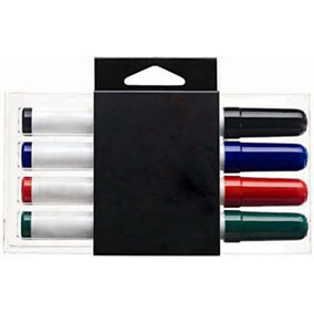 KAV Dry Erase Pens for Office, Schools, and Home - Non-Toxic Ink - All-in-One Design with Dry Wipe Eraser - Stylish Markers