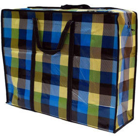 KAV Extra Large Laundry Shopping Bags - Random Coloured 170 GSM Jumbo Strong Reusable Waterproof (60x50x26 cm) (3)