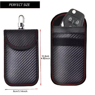 KAV Faraday Box and Faraday Car Key Fob Protector Pouch Bundle (1 Box ...