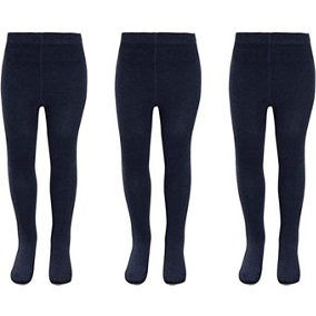 KAV Girls Tights - Simple and Smooth Cotton Tights for Children - Skin-Friendly Bottoms Tights for Indoor and Outdoor 3-4 Y