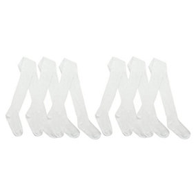 KAV Girls Tights - Simple and Smooth Cotton Tights for Children - Skin-Friendly Bottoms Tights for Indoor and Outdoor 5-6 Y