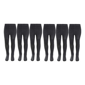 KAV Girls Tights - Simple and Smooth Cotton Tights for Children - Skin-Friendly Bottoms Tights for Indoor and Outdoor 5-6 Y