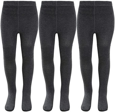 KAV Girls Tights - Simple and Smooth Cotton Tights for Children - Skin-Friendly Bottoms Tights for Indoor and Outdoor 9-10 Y