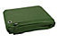 KAV Green 1.8 x 1.20 METERS - Waterproof Tarpaulin Garden Furniture, Roof Building site Ground Sheet with Eyelets 120 GSM