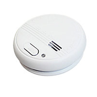 KAV Home Safety Optical Smoke Ceiling Alarm Battery Operated - Tamper Proof Battery, Smoke Alarms for Home, Office, Rooms, Hallway