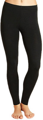 Kav Ladies Thermal Leggings Opaque Fleece Lined Tights for Women -Long  Thermal Winter Leggins S/M/L Sizes - Black (Large)