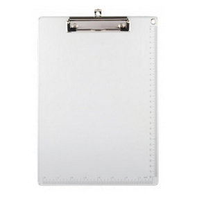 KAV Metal Clipboards Pack of 6 - Waterproof A4 Size Aluminum with Low Profile Clip, Rust-Proof and Hangable for Office, School