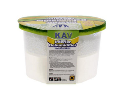 KAV Moisture Absorber Dehumidifier - Mould, Odors with Hydrophilic Crystals - Wardrobe Closet and Basement Dehumidifier (10 Pack)