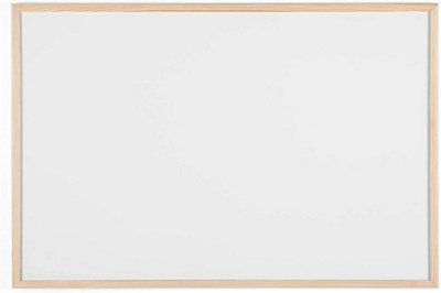 KAV Non-Magnetic Dry Wipe Board - Dry Erase White Board as Notice Board, Memo Board, Weekly Planner, Wall Note Board with Marker